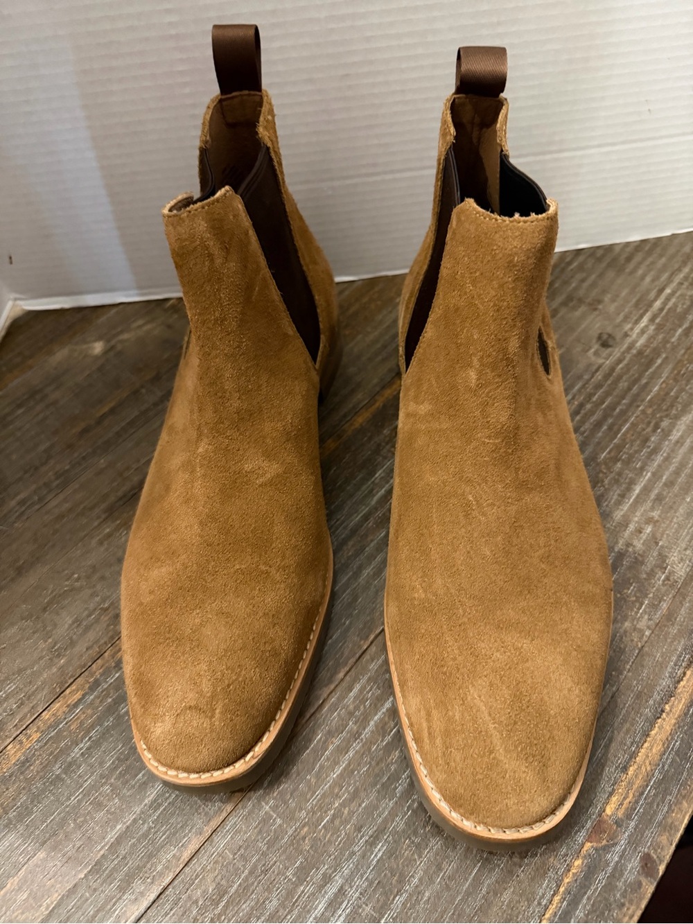 Jcrew Men's Suede Chelsea boots